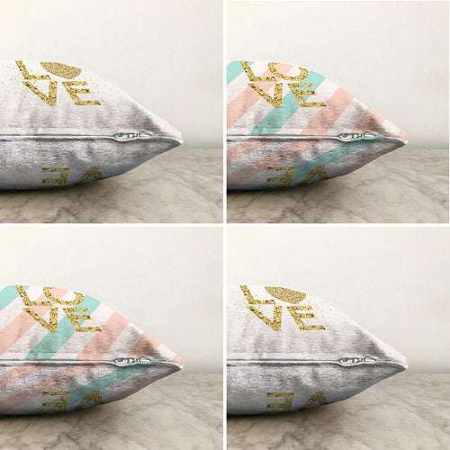 Set di 4 federe per cuscini decorativi Mete RKYK424 Multicolore, 43 x 43 cm (1)