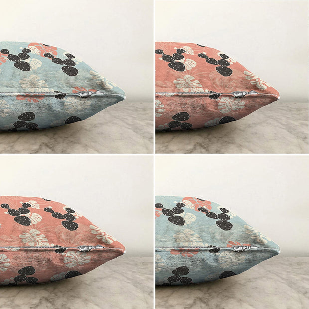 Set di 4 federe per cuscini decorativi Mete RKYK426 Multicolore, 43 x 43 cm (1)
