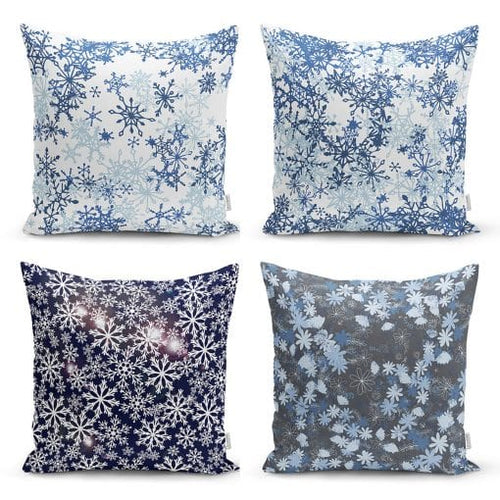 Set di 4 federe per cuscini decorativi Metin RKYK50 Multicolore, 43 x 43 cm