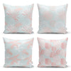Set di 4 federe per cuscini decorativi Metin RKYK52 Multicolore, 43 x 43 cm