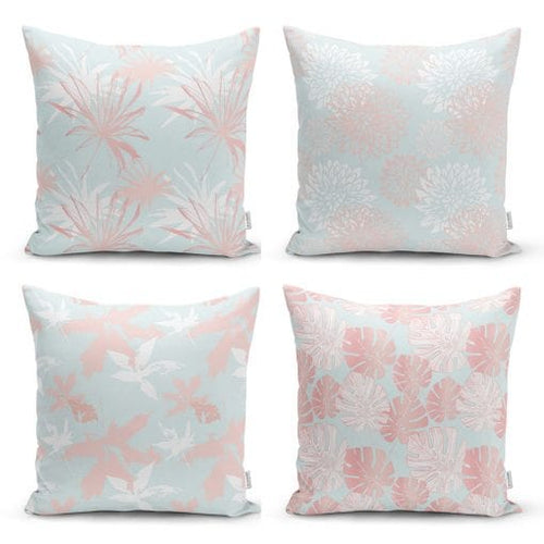 Set di 4 federe per cuscini decorativi Metin RKYK52 Multicolore, 43 x 43 cm