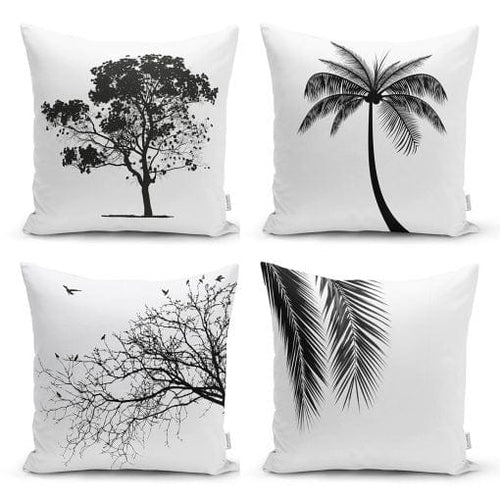 Set di 4 federe per cuscini decorativi Miran RKYK38 Multicolore, 43 x 43 cm