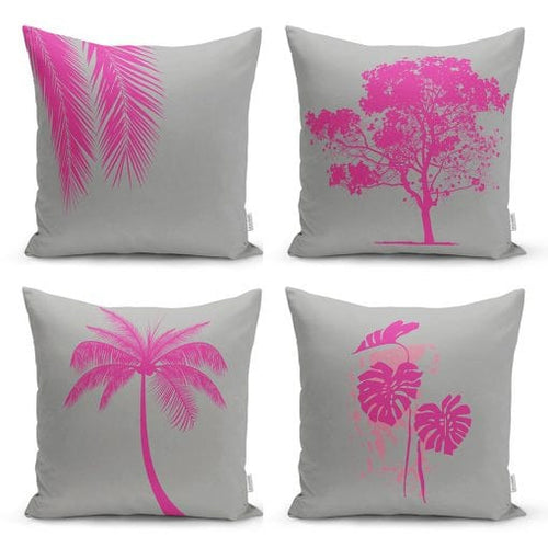 Set di 4 federe per cuscini decorativi Miran RKYK39 Multicolore, 43 x 43 cm