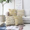 Set di 4 federe per cuscini decorativi Nuray RKYK265 Multicolore, 43 x 43 cm
