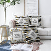 Set di 4 federe per cuscini decorativi Nuray RKYK267 Multicolore, 43 x 43 cm