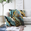 Set di 4 federe per cuscini decorativi Nuray RKYK268 Multicolore, 43 x 43 cm