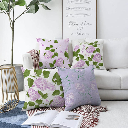 Set di 4 federe per cuscini decorativi Omer RKYK387 Multicolore, 43 x 43 cm