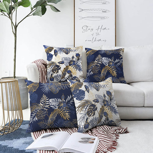 Set di 4 federe per cuscini decorativi Omer RKYK388 Multicolore, 43 x 43 cm