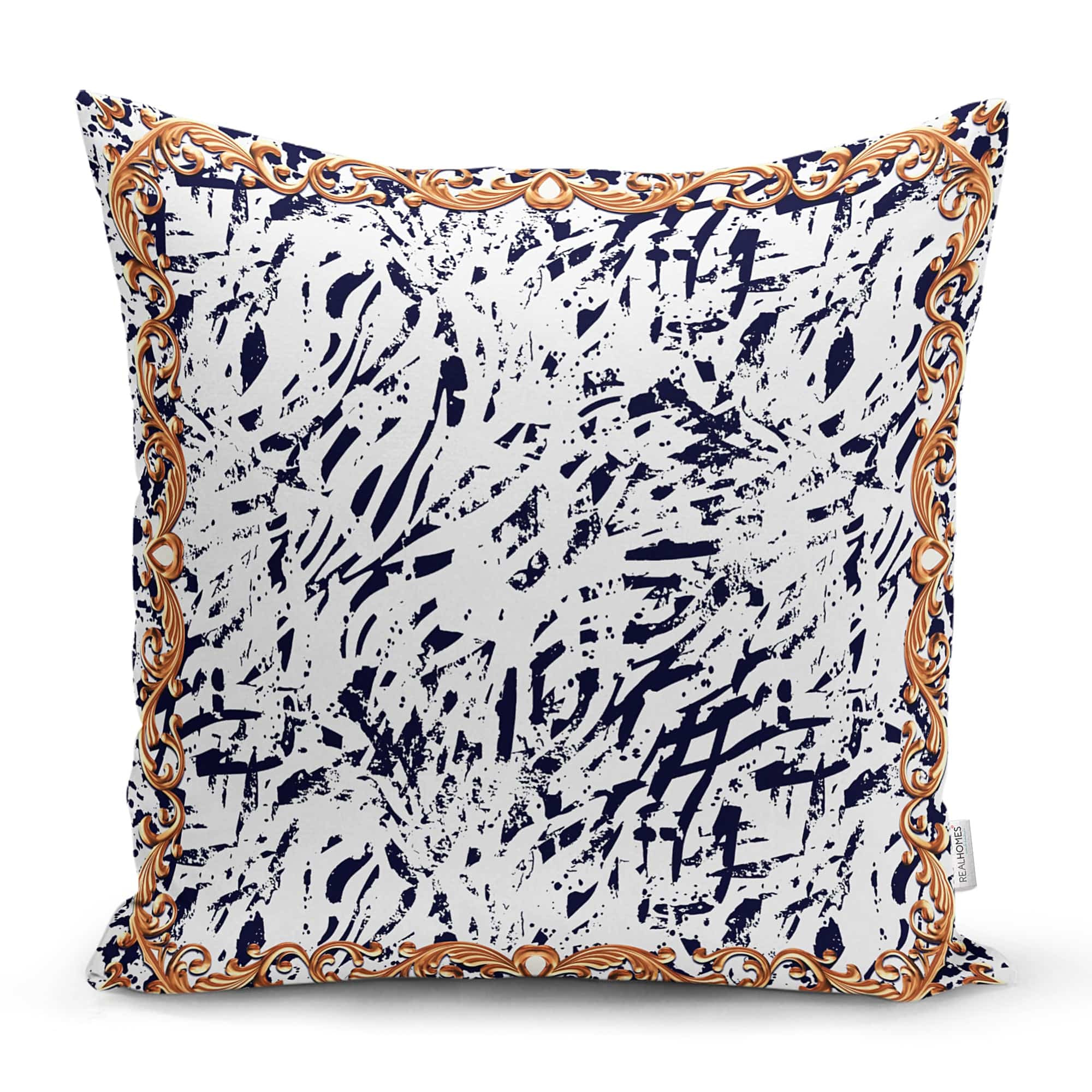 Set di 4 federe per cuscini decorativi Pelo RKYK90 Multicolore, 43 x 43 cm (4)