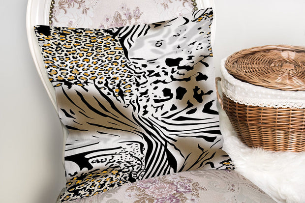 Set di 4 federe per cuscini decorativi Pelo RKYK90 Multicolore, 43 x 43 cm (7)