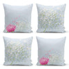 Set di 4 federe per cuscini decorativi Reyan RKYK35 Multicolore, 43 x 43 cm