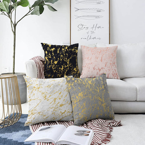 Set di 4 federe per cuscini decorativi Serap RKYK276 Multicolore, 43 x 43 cm