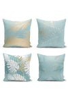 Set di 4 federe per cuscini decorativi Serenay RKYK16 Multicolore, 43 x 43 cm (1)