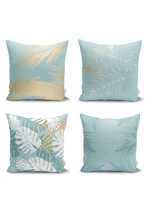 Set di 4 federe per cuscini decorativi Serenay RKYK16 Multicolore, 43 x 43 cm (1)