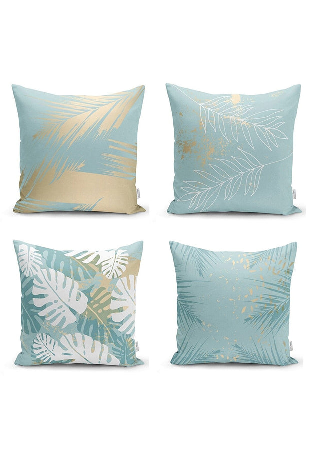 Set di 4 federe per cuscini decorativi Serenay RKYK16 Multicolore, 43 x 43 cm (1)