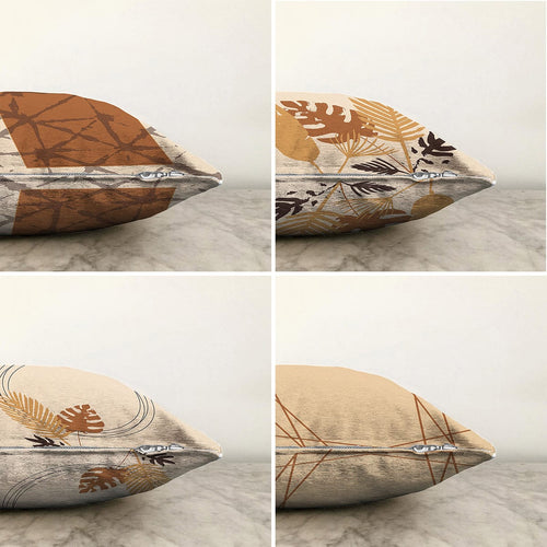 Set di 4 federe per cuscini decorativi Serenay RKYK18 Multicolore, 43 x 43 cm (1)