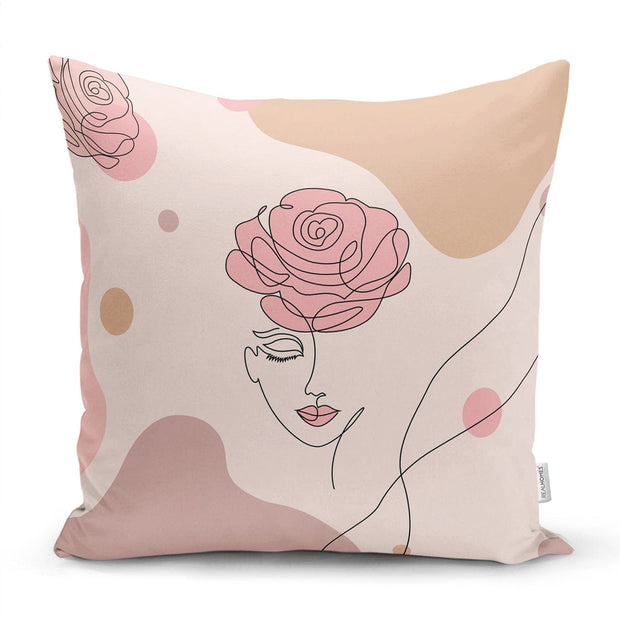 Set di 4 federe per cuscini decorativi Seyran RKYK78 Multicolore, 43 x 43 cm (3)