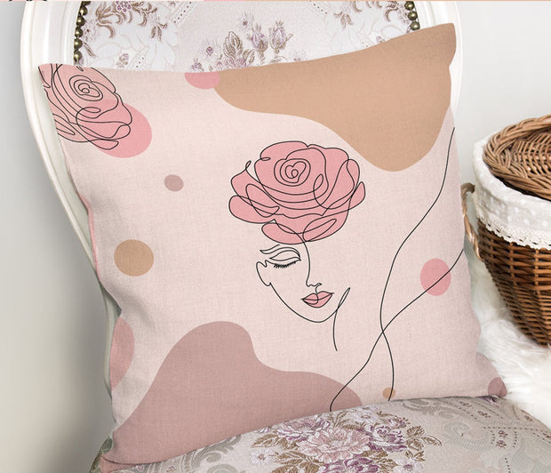 Set di 4 federe per cuscini decorativi Seyran RKYK78 Multicolore, 43 x 43 cm (7)