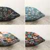 Set di 4 federe per cuscini decorativi Sonil RKYK288 Multicolore, 43 x 43 cm (1)