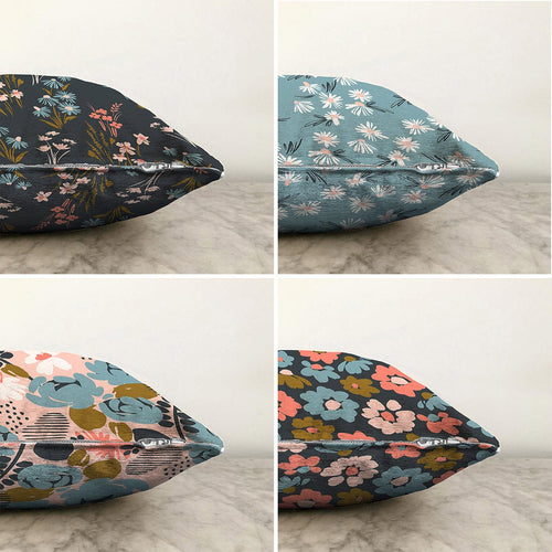 Set di 4 federe per cuscini decorativi Sonil RKYK288 Multicolore, 43 x 43 cm (1)