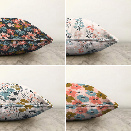 Set di 4 federe per cuscini decorativi Sonil RKYK290 Multicolore, 43 x 43 cm (1)