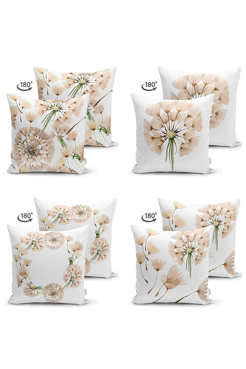 Set di 4 federe per cuscini decorativi Suet RKYK453 Multicolore, 43 x 43 cm (1)