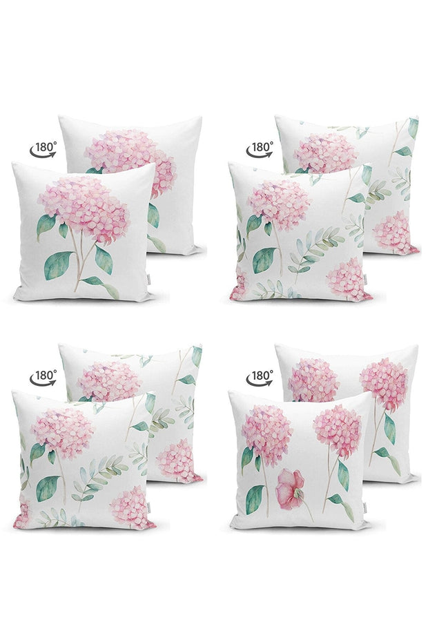 Set di 4 federe per cuscini decorativi Suet RKYK454 Multicolore, 43 x 43 cm (1)