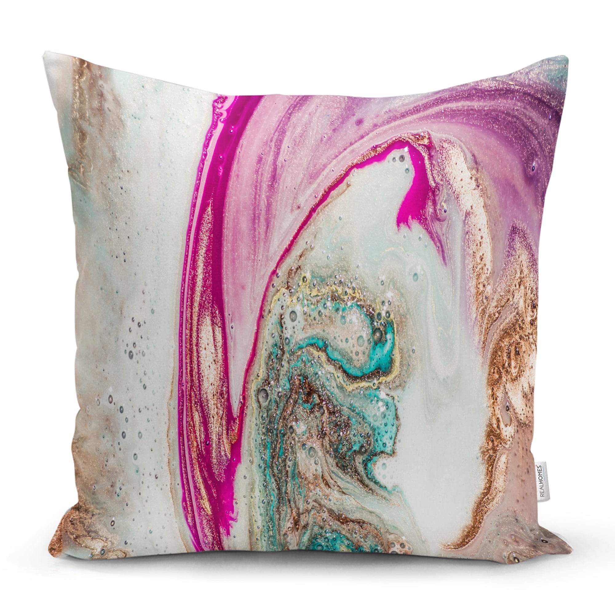 Set di 4 federe per cuscini decorativi Sultan RKYK100 Multicolore, 43 x 43 cm (2)