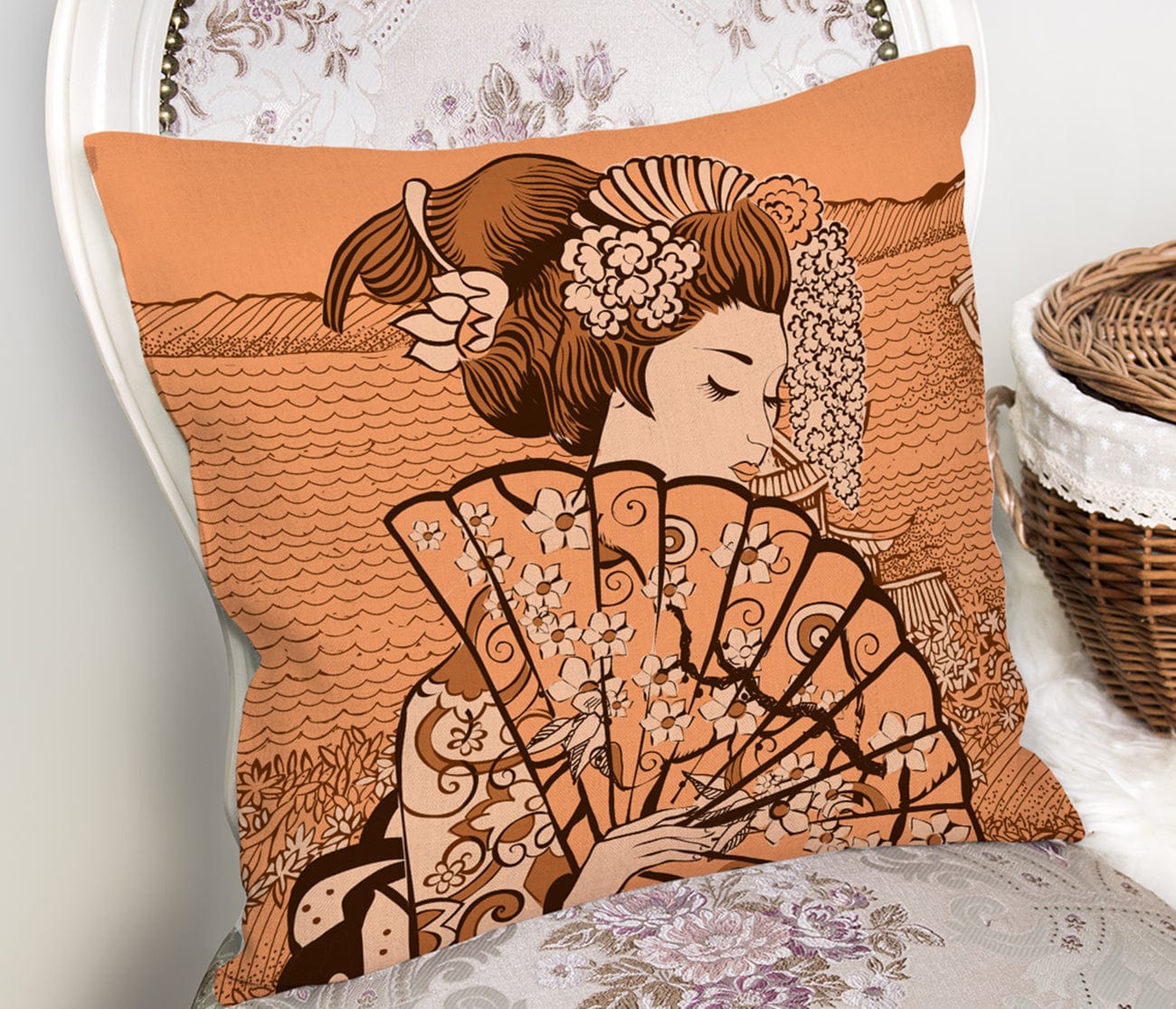 Set di 4 federe per cuscini decorativi Suna RKYK81 Multicolore, 43 x 43 cm (5)