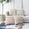 Set di 4 federe per cuscini decorativi Umay RKYK403 Multicolore, 43 x 43 cm