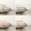 Set di 4 federe per cuscini decorativi Umay RKYK403 Multicolore, 43 x 43 cm (1)