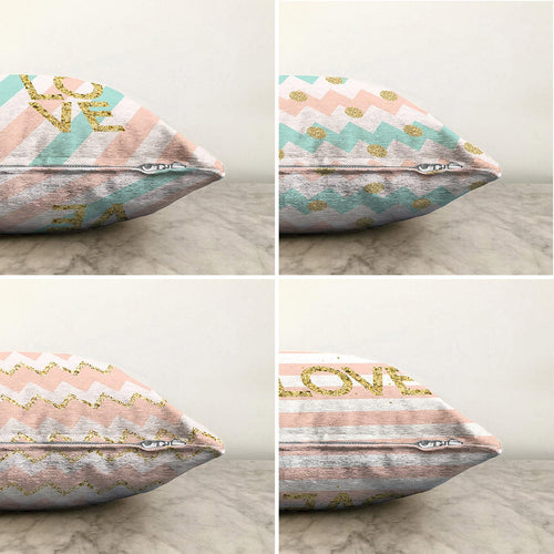 Set di 4 federe per cuscini decorativi Umay RKYK403 Multicolore, 43 x 43 cm (1)