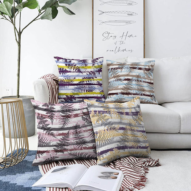 Set di 4 federe per cuscini decorativi Umay RKYK405 Multicolore, 43 x 43 cm
