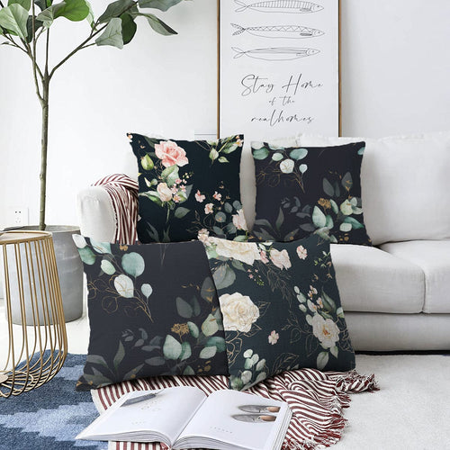 Set di 4 federe per cuscini decorativi Umay RKYK409 Multicolore, 43 x 43 cm