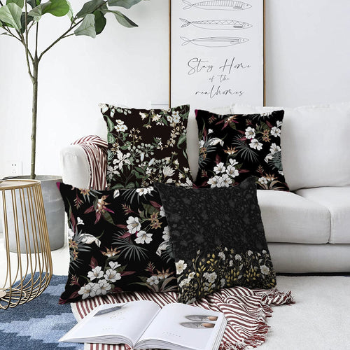 Set di 4 federe per cuscini decorativi Umut RKYK411 Multicolore, 43 x 43 cm
