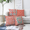 Set di 4 federe per cuscini decorativi Umut RKYK415 Multicolore, 43 x 43 cm
