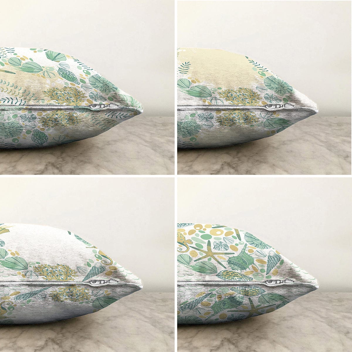 Set di 4 federe per cuscini decorativi Umut RKYK416 Multicolore, 43 x 43 cm (1)