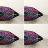 Set di 4 federe per cuscini decorativi Yaman RKYK179 Multicolore, 43 x 43 cm (1)