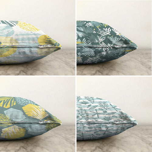 Set di 4 federe per cuscini decorativi Yaman RKYK306 Multicolore, 43 x 43 cm (1)