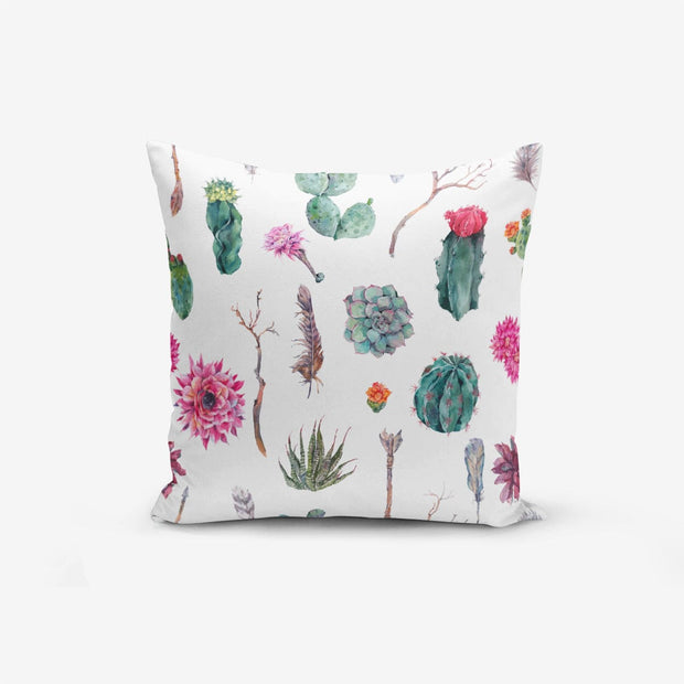 Set di 4 federe per cuscini decorativi Yasemin RKYK139 Multicolore, 43 x 43 cm (2)
