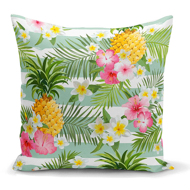 Set di 4 federe per cuscini decorativi Yldiko RKYK459 Multicolore, 43 x 43 cm (3)