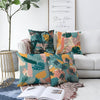 Set di 4 federe per cuscini decorativi Zerrin RKYK291 Multicolore, 43 x 43 cm