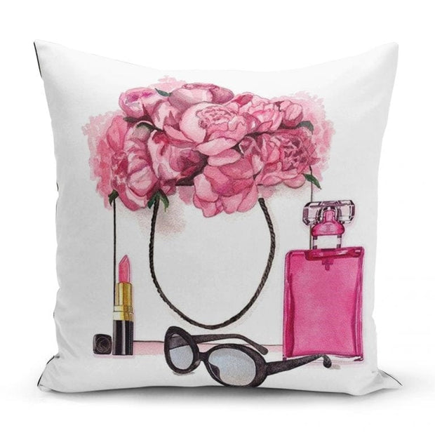 Set di 4 federe per cuscini decorativi Zeynep RKYK482 Multicolore, 43 x 43 cm (2)