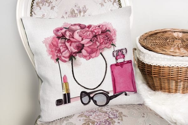 Set di 4 federe per cuscini decorativi Zeynep RKYK482 Multicolore, 43 x 43 cm (6)