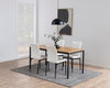 Set di 4 sedie da pranzo in ecopelle Demina Bianco (1)
