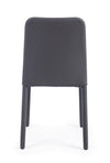 Set di 4 sedie da pranzo in ecopelle Pathos Grigio (4)