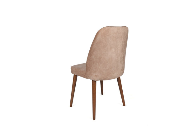 Set di 4 sedie da pranzo in velluto Alfa 463-V4 Beige (2)
