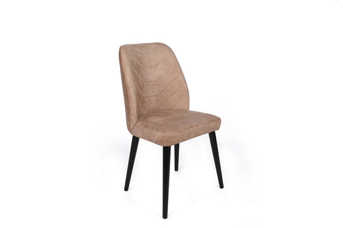 Set di 4 sedie da pranzo in velluto Dallas 523-V4 Cappuccino (1)