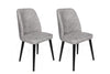 Set di 4 sedie da pranzo in velluto Dallas 524-V4 Grigio (3)