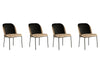 Set di 4 sedie da pranzo in velluto DR - 145 V4 Beige